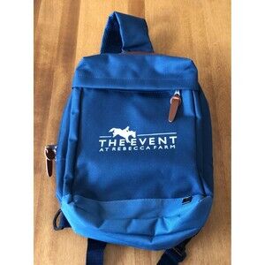 The Event at Rebecca Farm Backpack Bag Unisex Blue Kapston Eventing Horse Riding